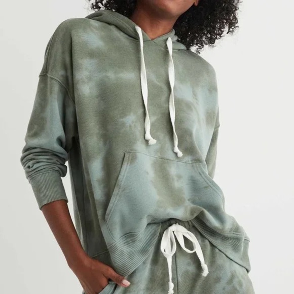 Aerie‎ XS oversized tie dye sweatshirt with hood abercrombie & fitch John Galt